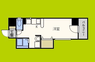 レジェンドール堺筋本町 間取り