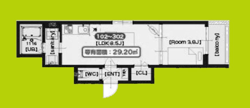 オリエンタルコート千本北 間取り