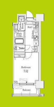 京町堀ビューアパートメント 間取り