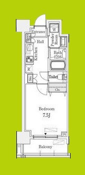 京町堀ビューアパートメント 間取り