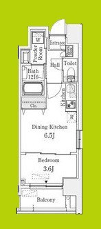 京町堀ビューアパートメント 間取り