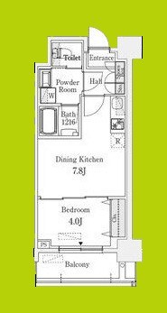京町堀ビューアパートメント 間取り