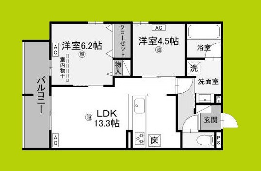 D-residence荘園A 間取り