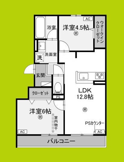 D-residence荘園A 間取り