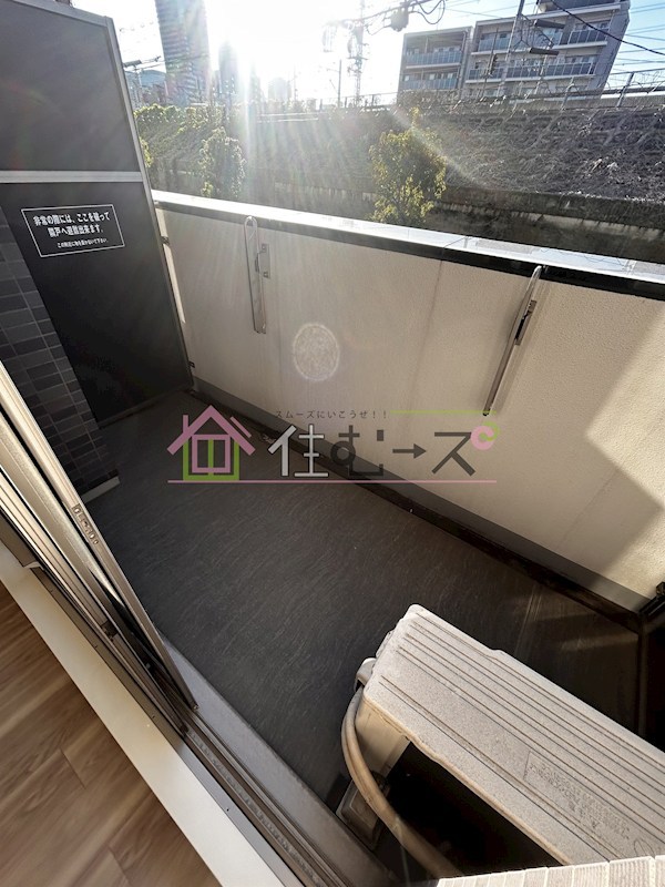 グランカリテ北梅田 ベランダ