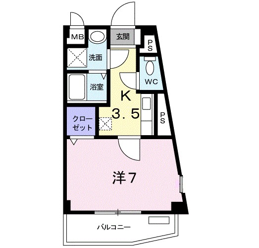 ハピネス浦江 間取り