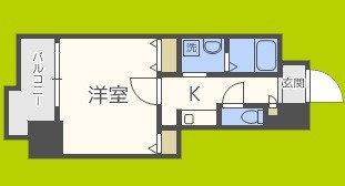 SWISS難波西 間取り