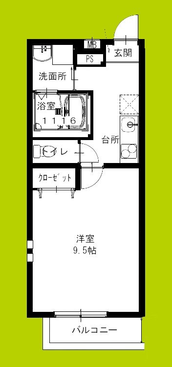 フジパレス尼崎東難波Ⅰ番館 間取り