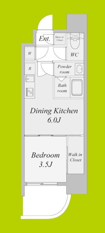 セレニテフラン谷町四丁目アリエ 間取り