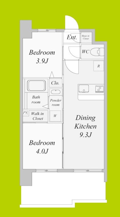セレニテフラン谷町四丁目アリエ 間取り