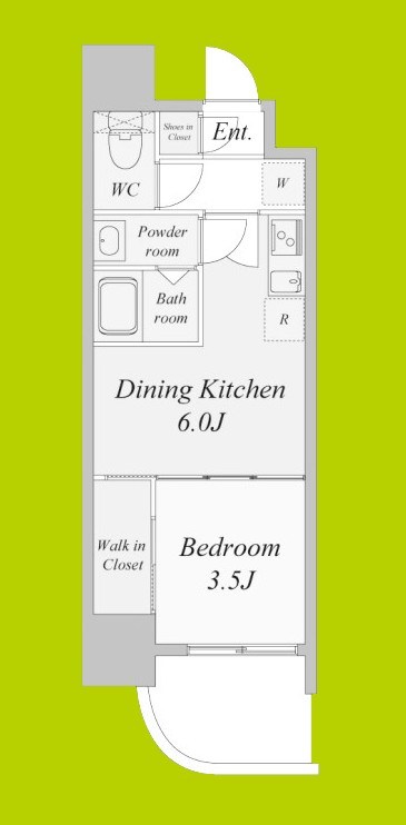 セレニテフラン谷町四丁目アリエ 間取り