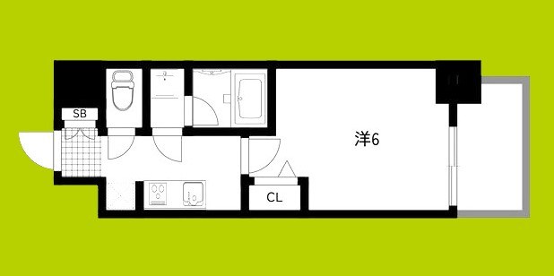 フォーリアライズ難波リアン 間取り図