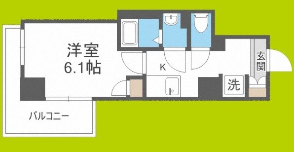 エスカーサ大阪WEST九条駅前 間取り