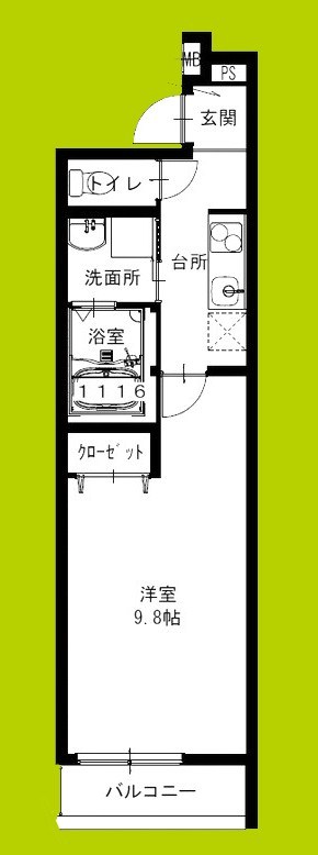 フジパレス尼崎東難波Ⅱ番館 間取り
