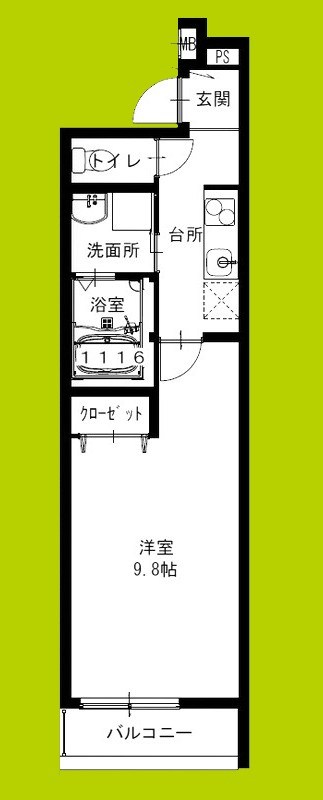 フジパレス尼崎東難波Ⅲ番館 間取り