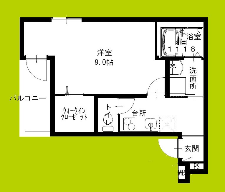 フジパレス尼崎東難波Ⅲ番館 間取り