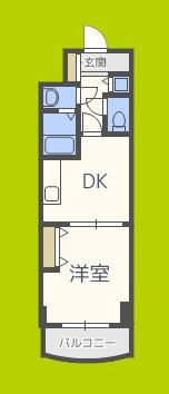 ノルデンタワー天神橋 間取り