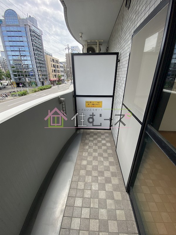 ノルデンタワー天神橋 ベランダ