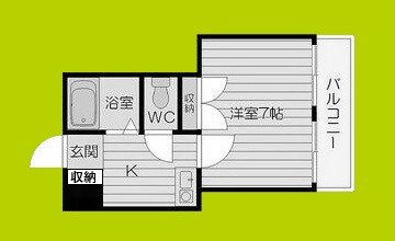 ラパンジール恵美須Ⅲ 間取り