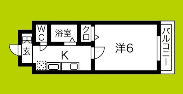 シングルウエスト 間取り