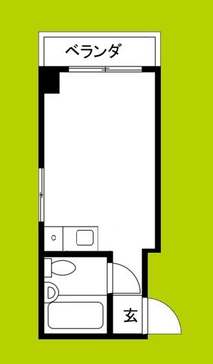 アパートメント天王寺 間取り