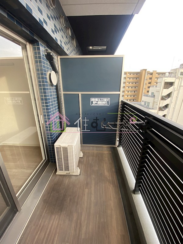 プレサンス難波インフィニティ ベランダ