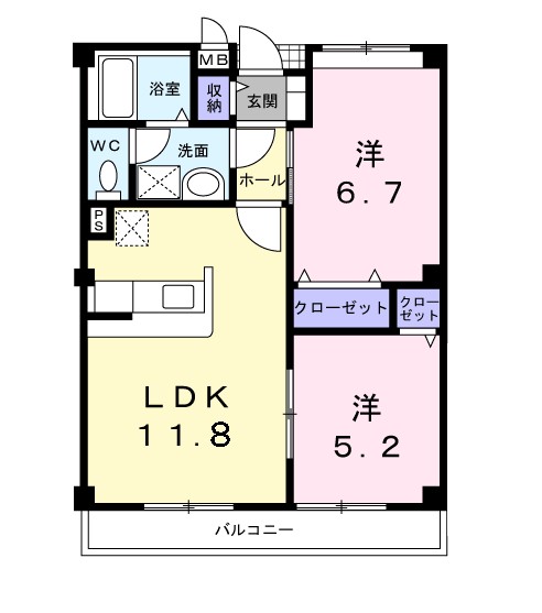 ブランドール 間取り