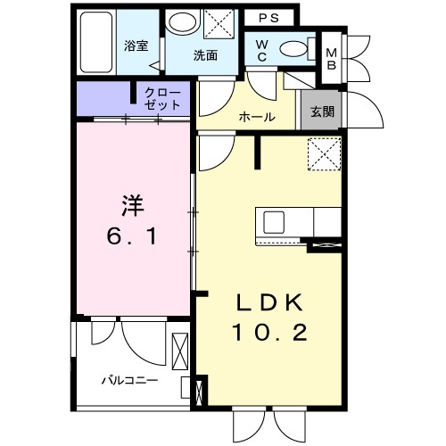 サニーレジデンス西三国Ｋ 間取り