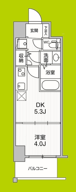 クレストコート江坂垂水町 間取り