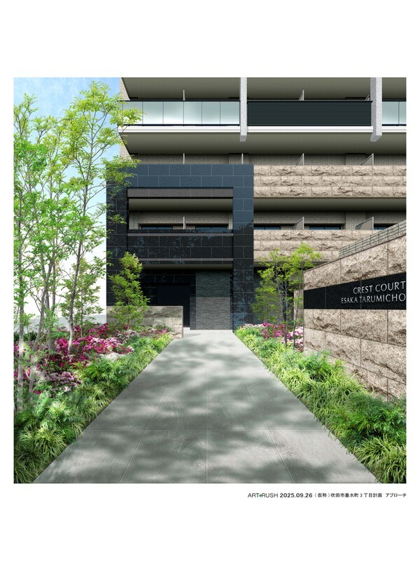 クレストコート江坂垂水町 玄関