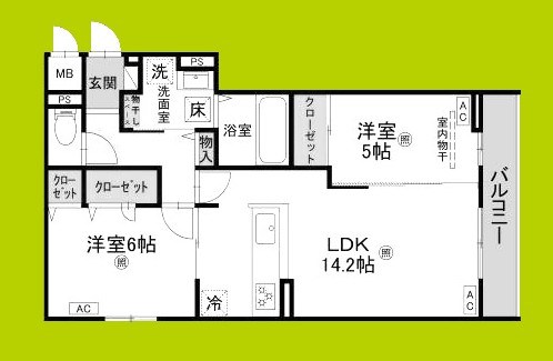 ALTAMAISON東雲 間取り