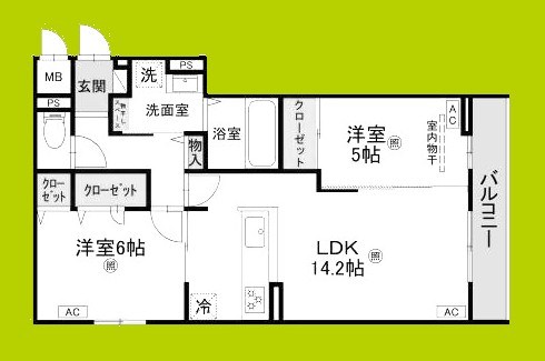 ALTAMAISON東雲 間取り