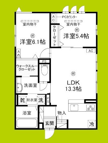 スプランデュール高井田 間取り