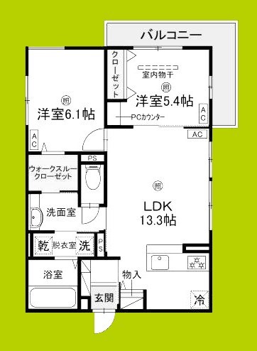 スプランデュール高井田 間取り