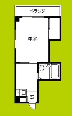 晩成ハイツ関目 間取り