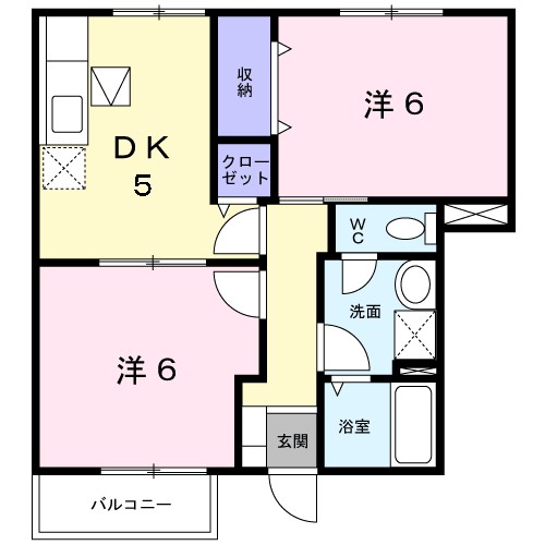 コ－ポシャルマンＢ棟 間取り