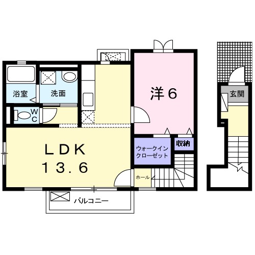 エテルノＴＡＫＵＭＩ　Ⅰ 間取り