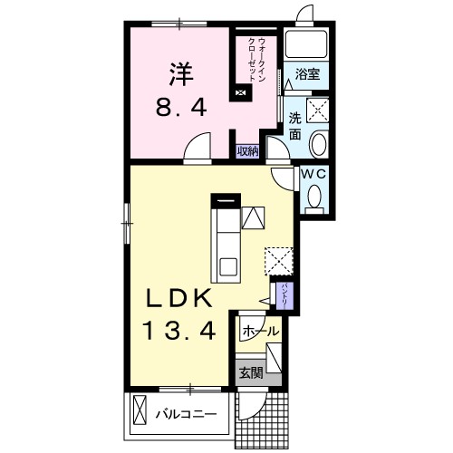 ベルメゾン　壱番館 間取り