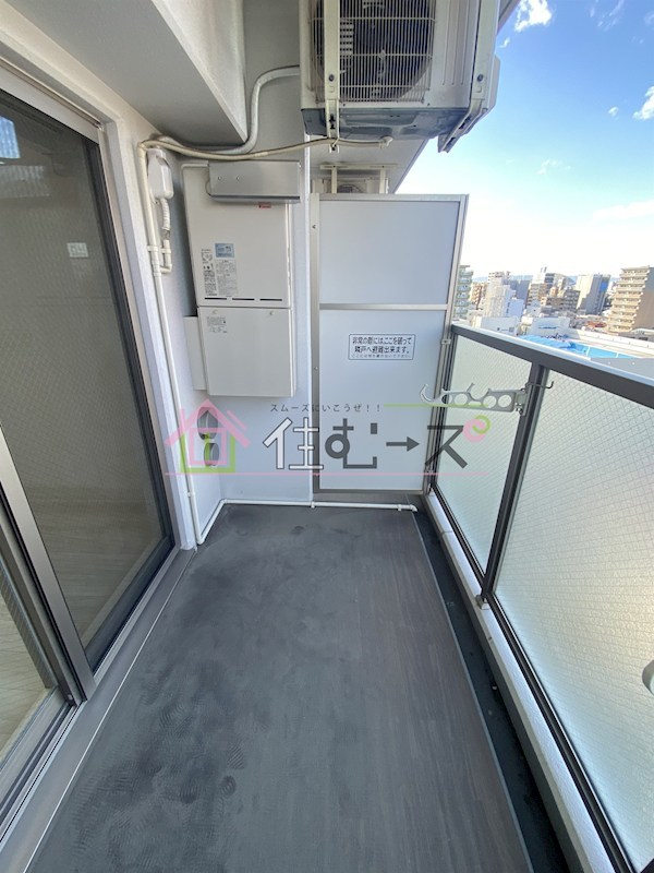 エステムコート難波Vブロード ベランダ