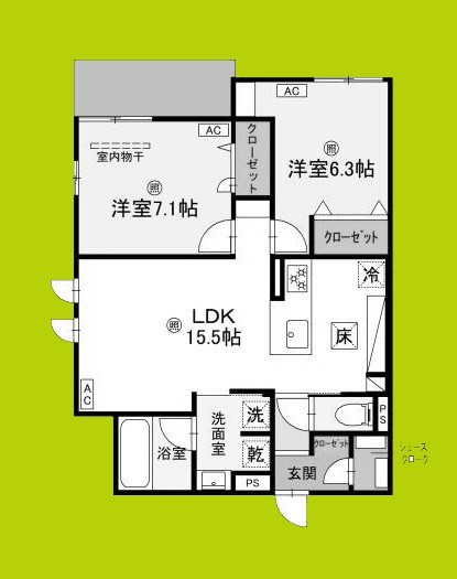 スペチアーレ杭全 間取り