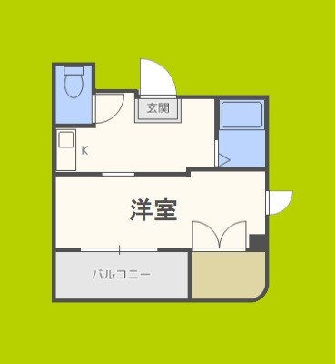 ドエル南森町 間取り