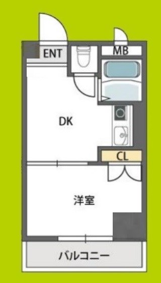 アベノ池田マンション 間取り図