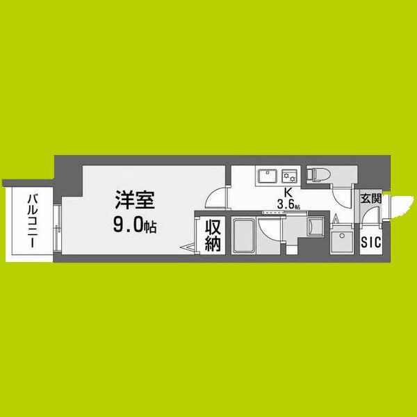 サンエール南堀江 間取り