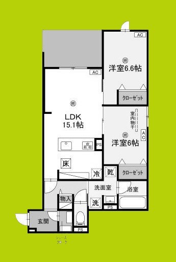 スペチアーレ杭全 間取り