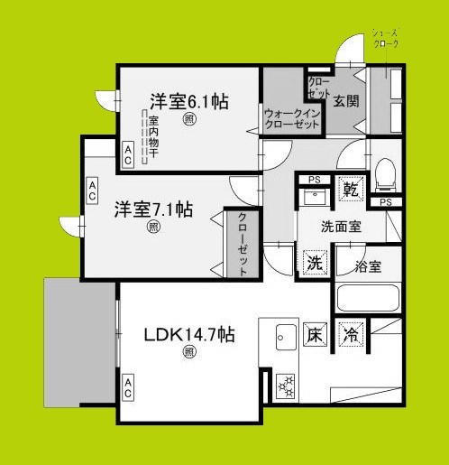 スペチアーレ杭全 間取り