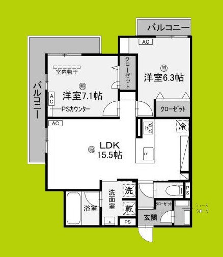 スペチアーレ杭全 間取り