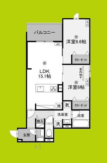 スペチアーレ杭全 間取り