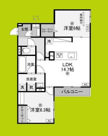 スペチアーレ杭全 間取り