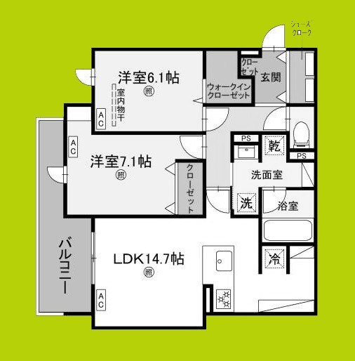 スペチアーレ杭全 間取り