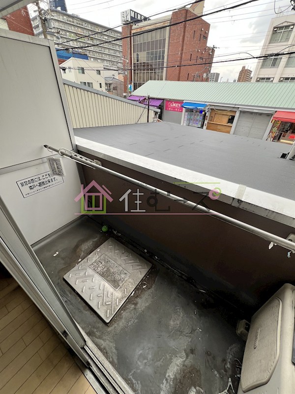 グランパシフィック鶴橋 ベランダ